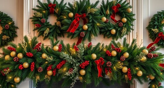 holiday mantel decor sets