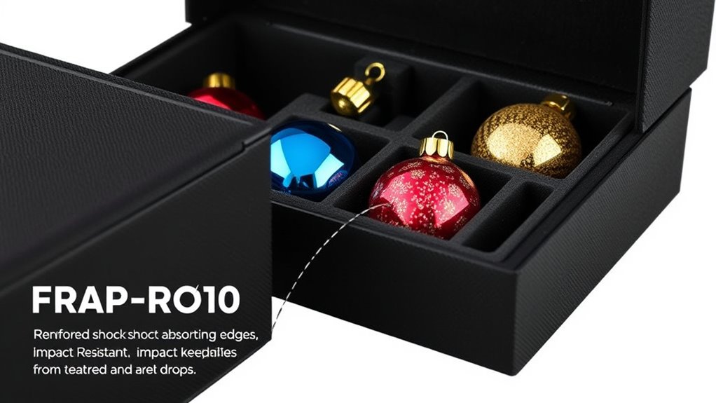 impact resistant ornament containers