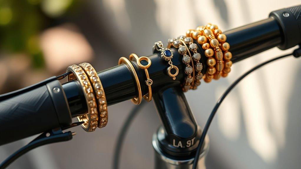 jewelry safety while biking