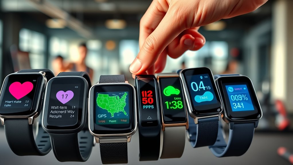 key features for fitness trackers