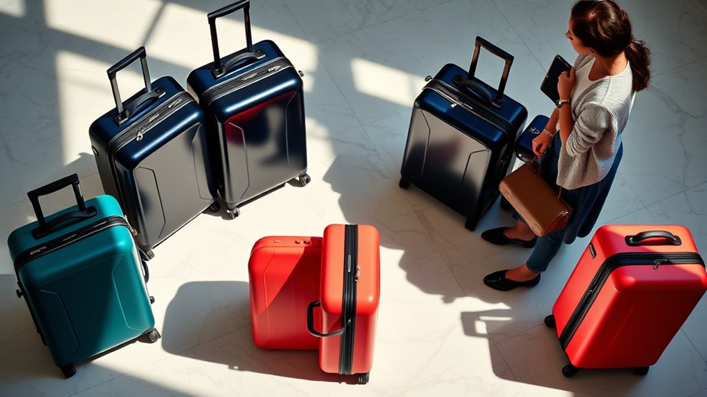 key travel suitcase features