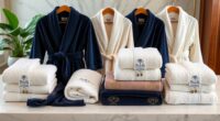 luxury bathrobe towel sets