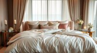 luxury bedding for relaxation