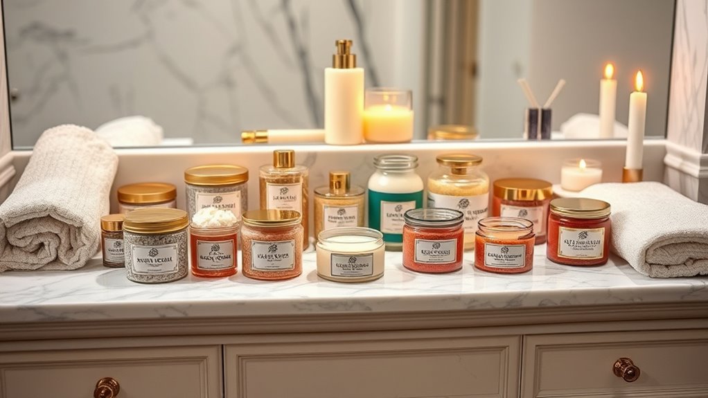 luxury body scrub sets