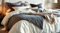 luxury king bed bedding