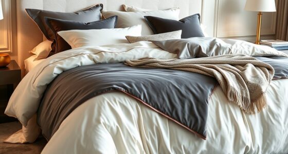 luxury king bed bedding
