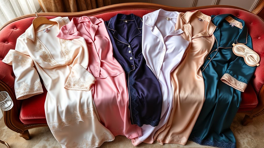 luxury silk sleepwear collection