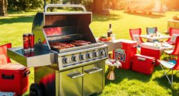luxury tailgate grilling equipment