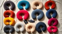 luxury travel neck pillows