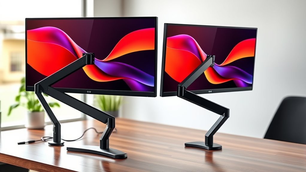 monitor arm compatibility considerations