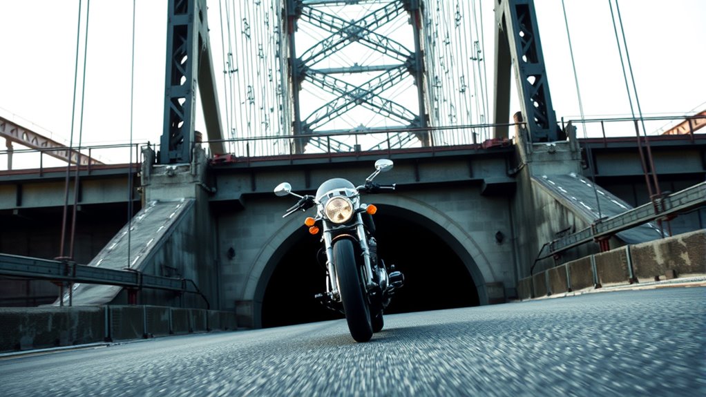 navigate bridges safely attentively