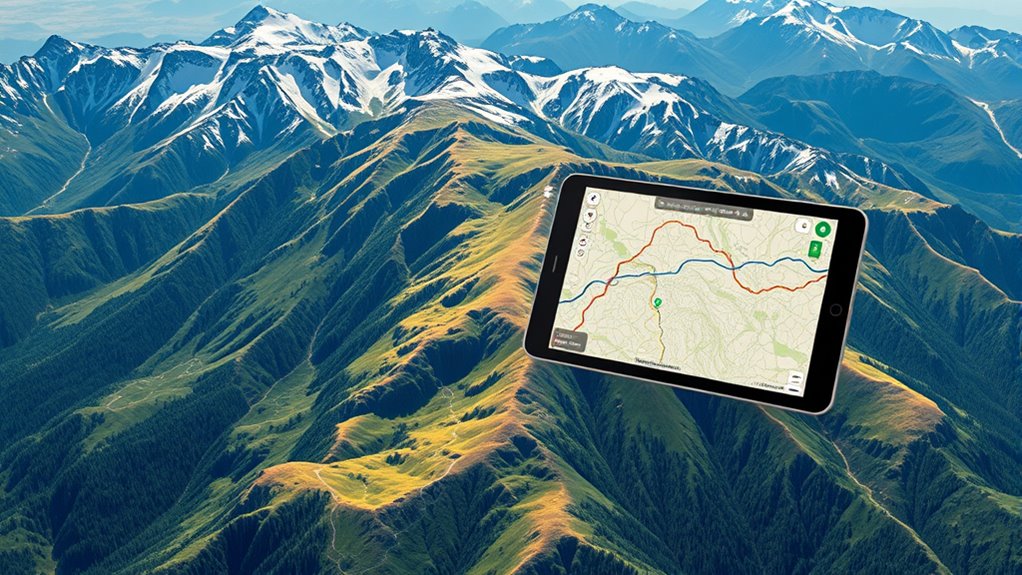 open map elevation routing