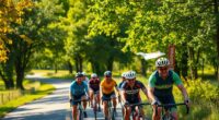 organize a charity cycling event