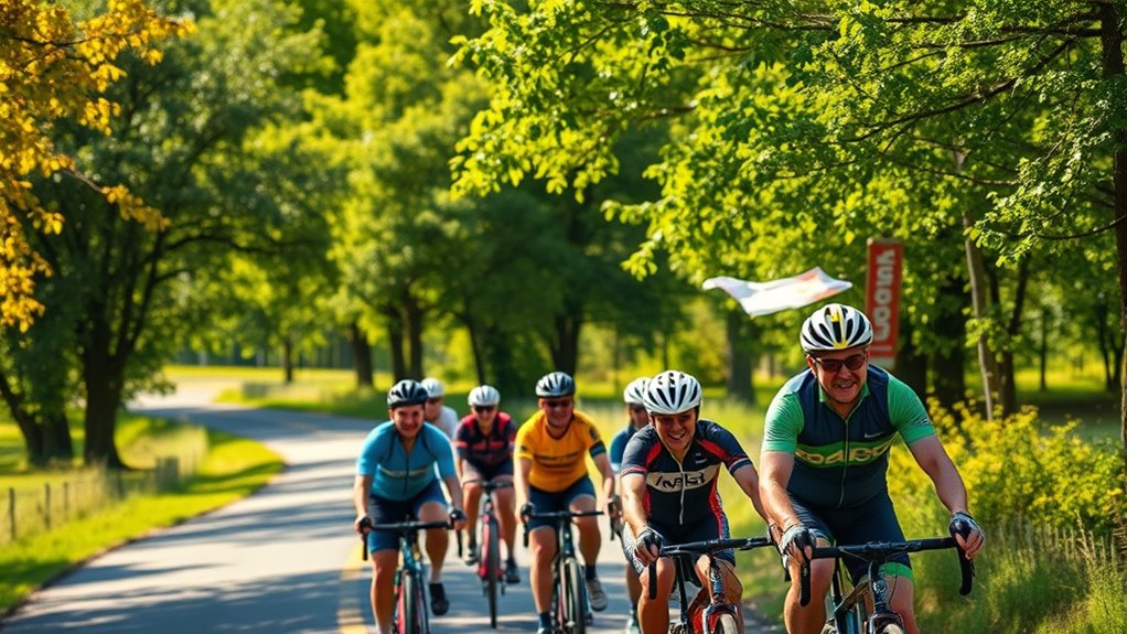 organize a charity cycling event