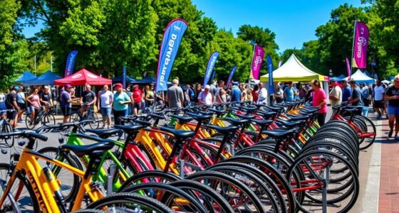organize bicycle parking events