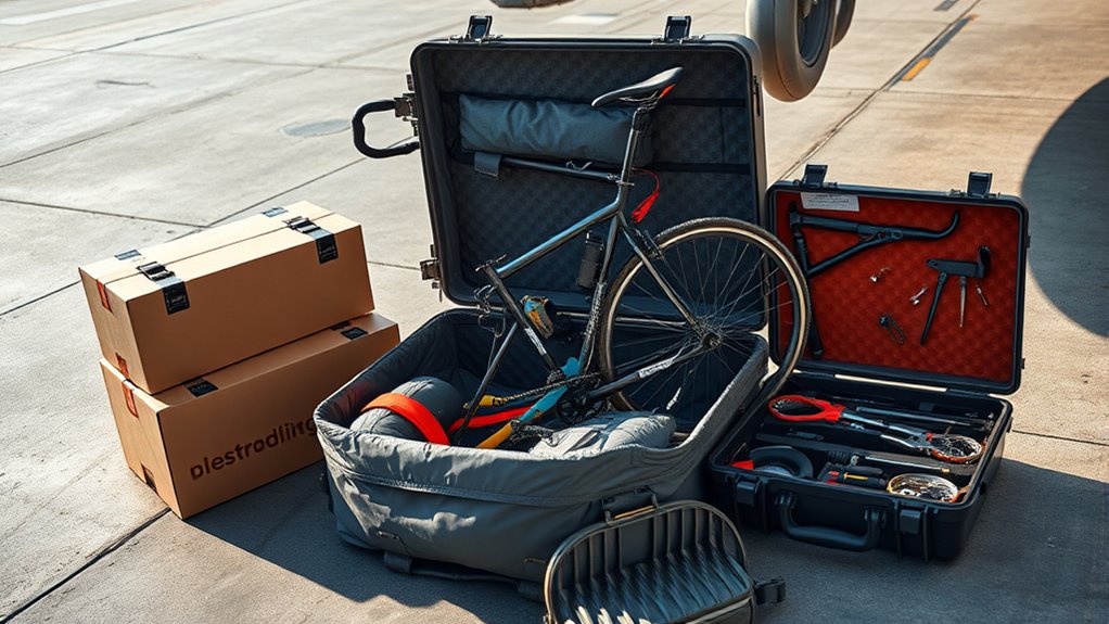 packing bike for flight