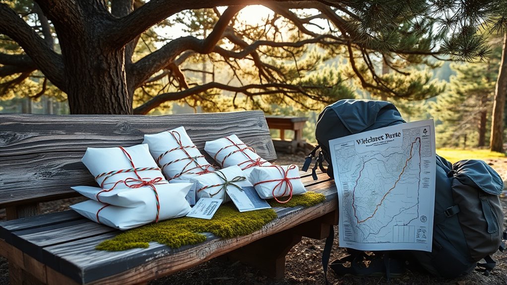 plan route coordinate mail