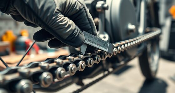 proper chain wear measurement