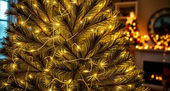 realistic pre lit christmas trees