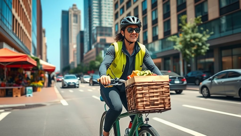 safe efficient urban cycling
