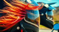 secure hairstyles for riding