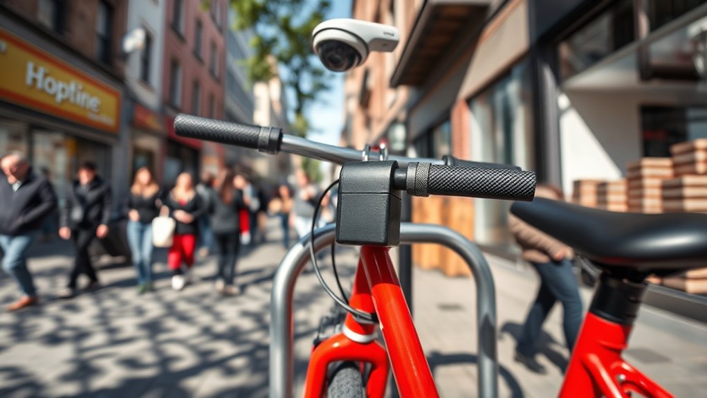 secure locks and cameras