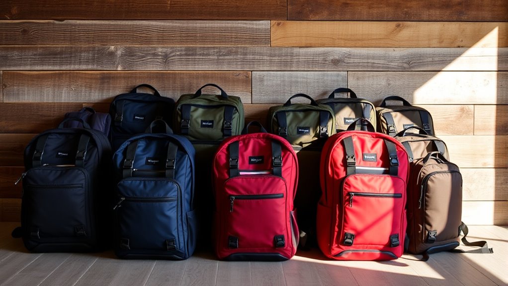 secure travel backpack selection
