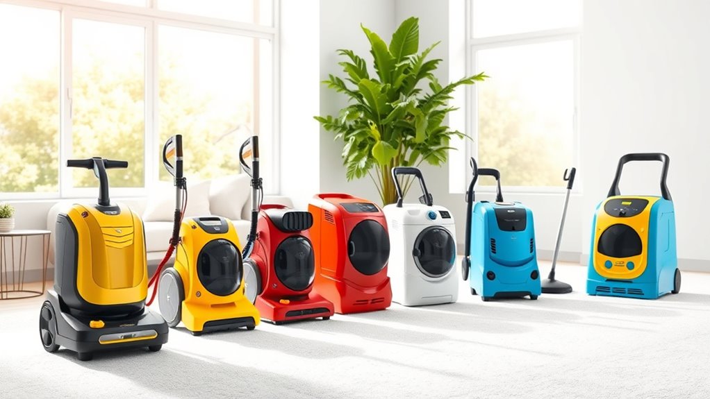 top carpet cleaning machines