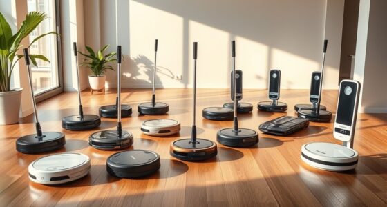 top robotic mops with auto base
