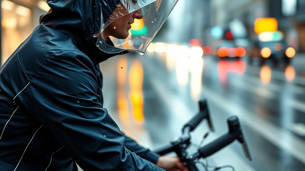 waterproof breathable rain gear