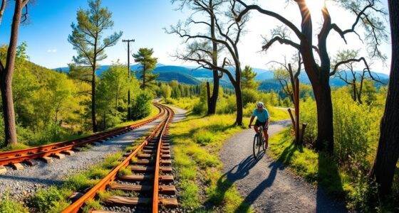 weekend rail trail adventure