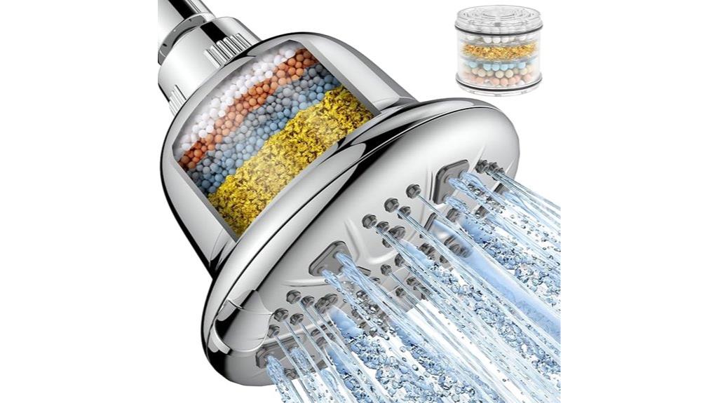 adjustable multi setting shower head