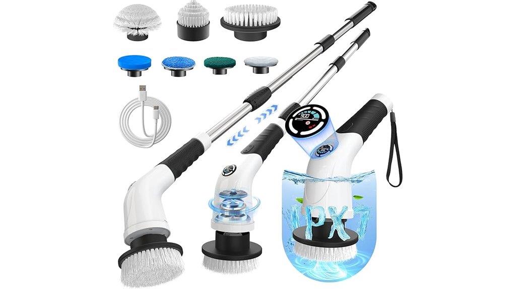 cordless electric cleaning brush