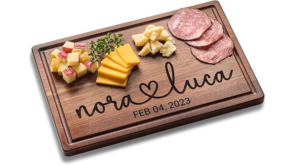 custom engraved wooden board