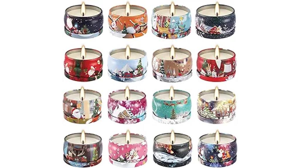 holiday candle gift set