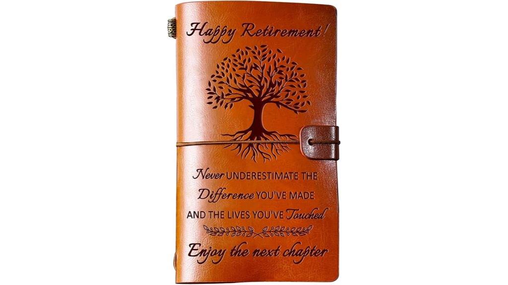 leather travel journal