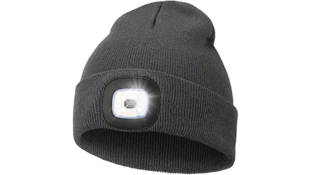 lighted rechargeable beanie