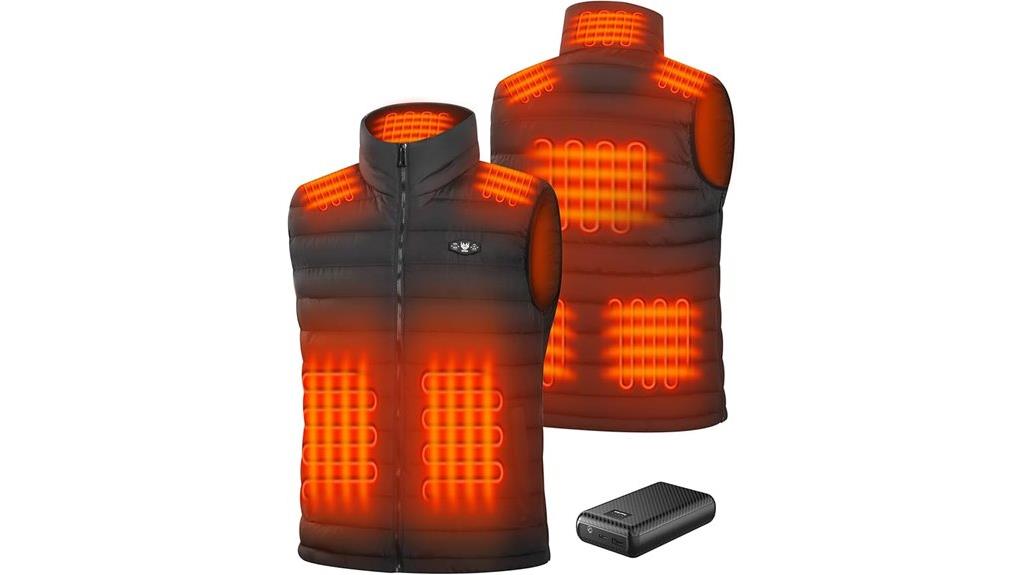 men s heated vest with battery