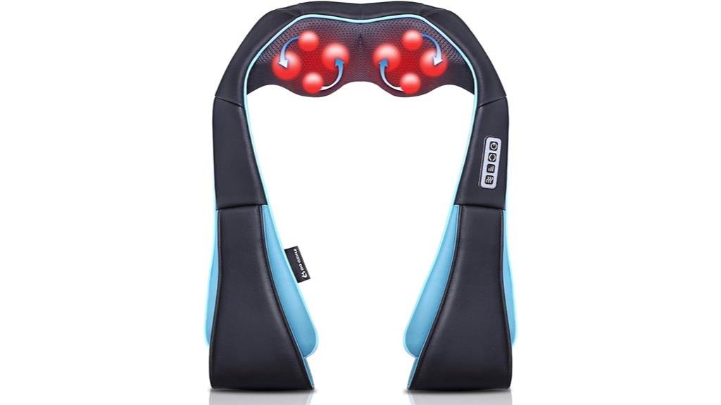 neck shoulder massager with heat