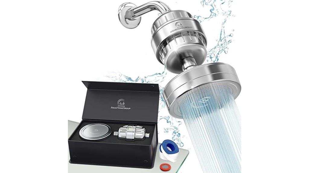 premium 20 3 stage shower filter