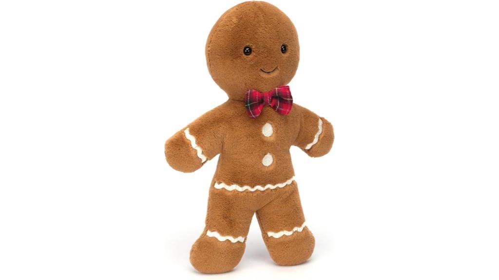 soft gingerbread bear toy