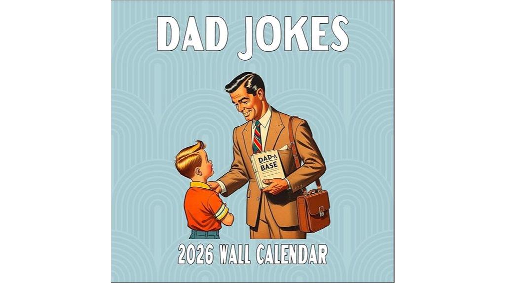 vintage dad joke calendar