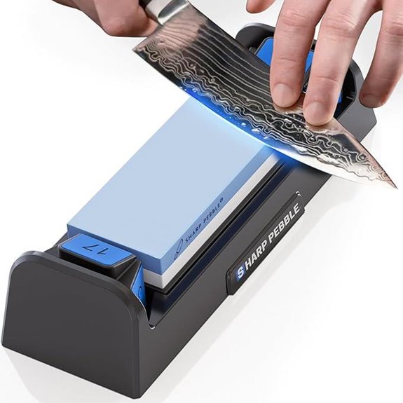 Sharp Pebble Knife Sharpening Stone Kit (1000/6000 Grit)