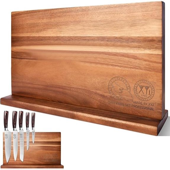 XYJ Magnetic Knife Block Holder with Magnetic Strip