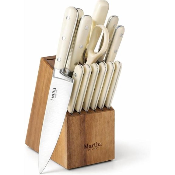 Martha Stewart 14-Piece High Carbon Steel Knife Set