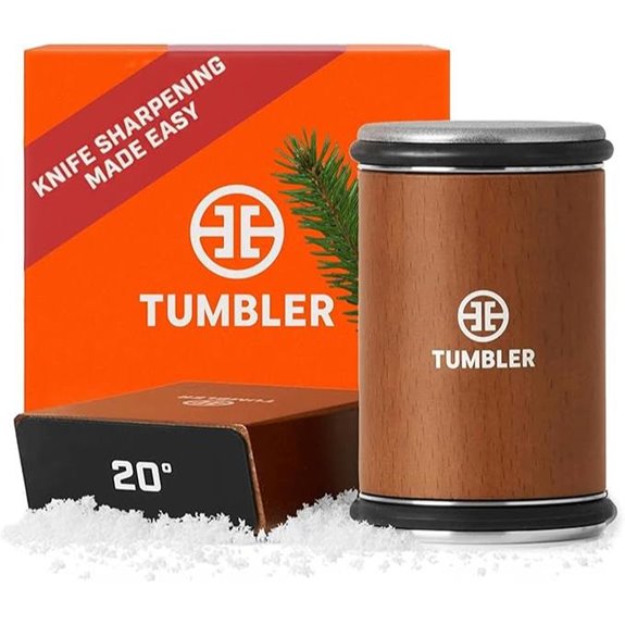 Tumbler Rolling Knife Sharpener™ for Kitchen & Outdoors
