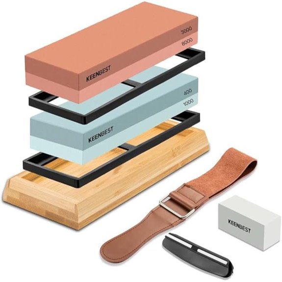 Actual Grit Premium Whetstone Set with Grits