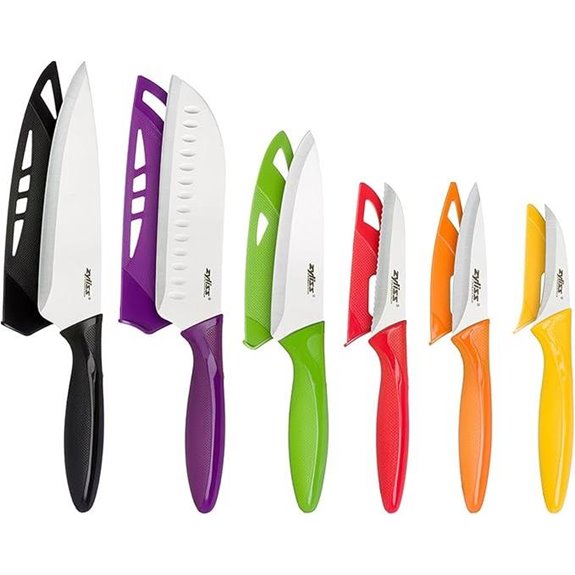 Zyliss 6-Piece Kitchen Knife Set with Sheaths