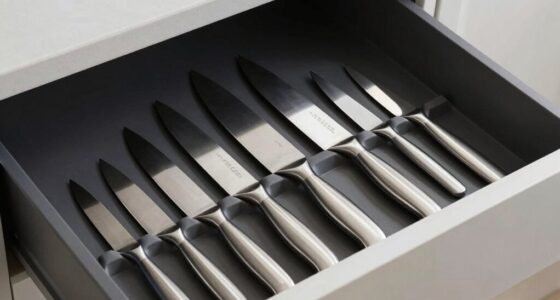 top in drawer knife storage