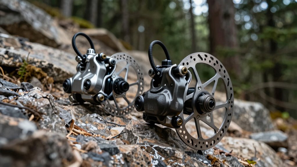 4 piston brakes offer superior stopping